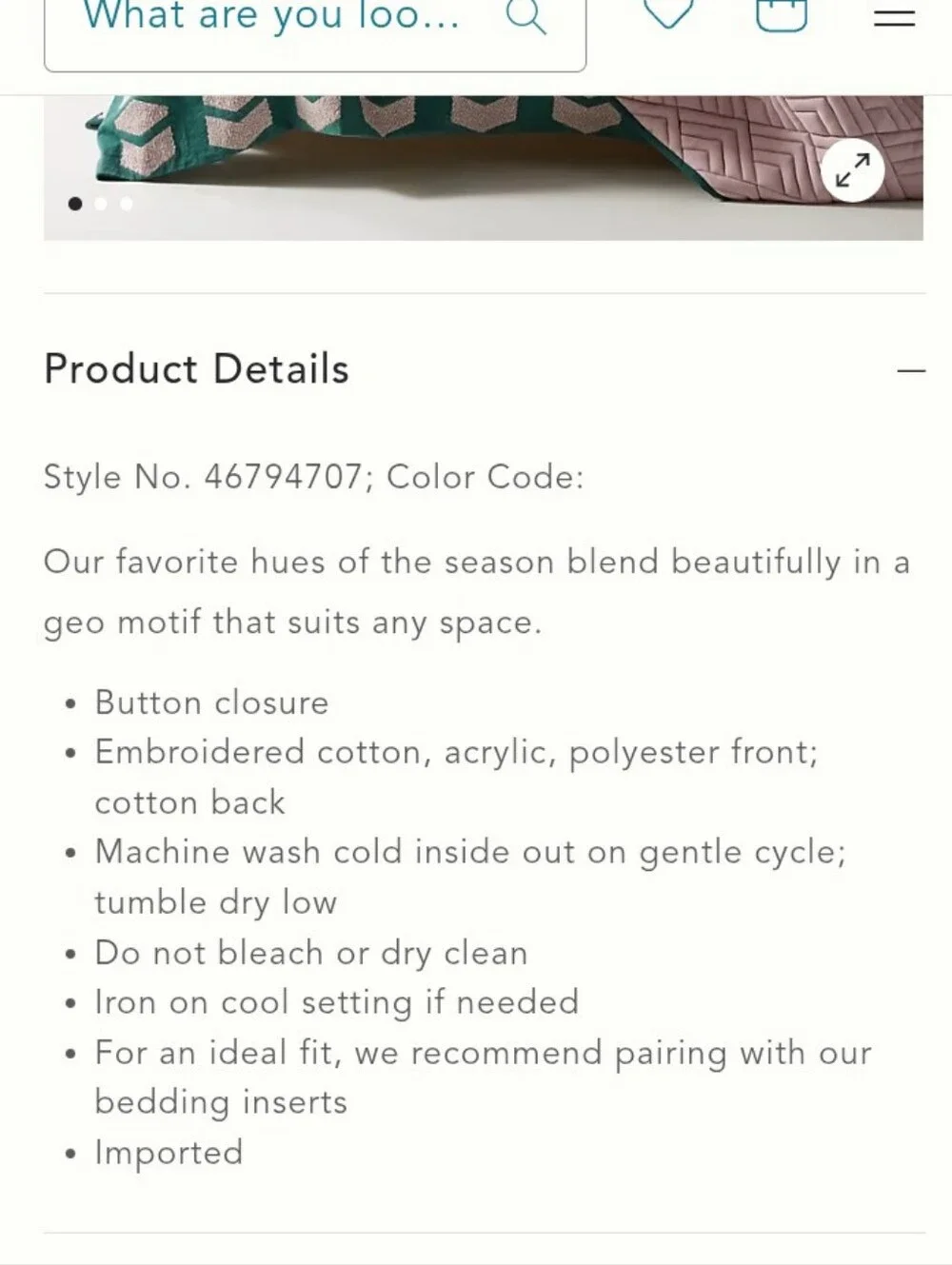Anthropologie Embroidered Minerva Duvet Cover Full 84